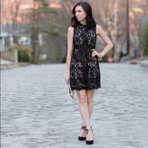 J. Crew Festive Lace Dress with Pockets & Collar - Picture 5 of 13